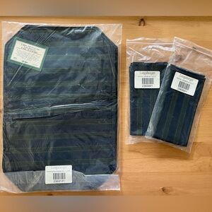 Longaberger Membership Stripe Placemats and Napkins
